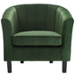 Modway Prospect Channel Tufted Upholstered Velvet Armchair | Armchairs | Modishstore-8