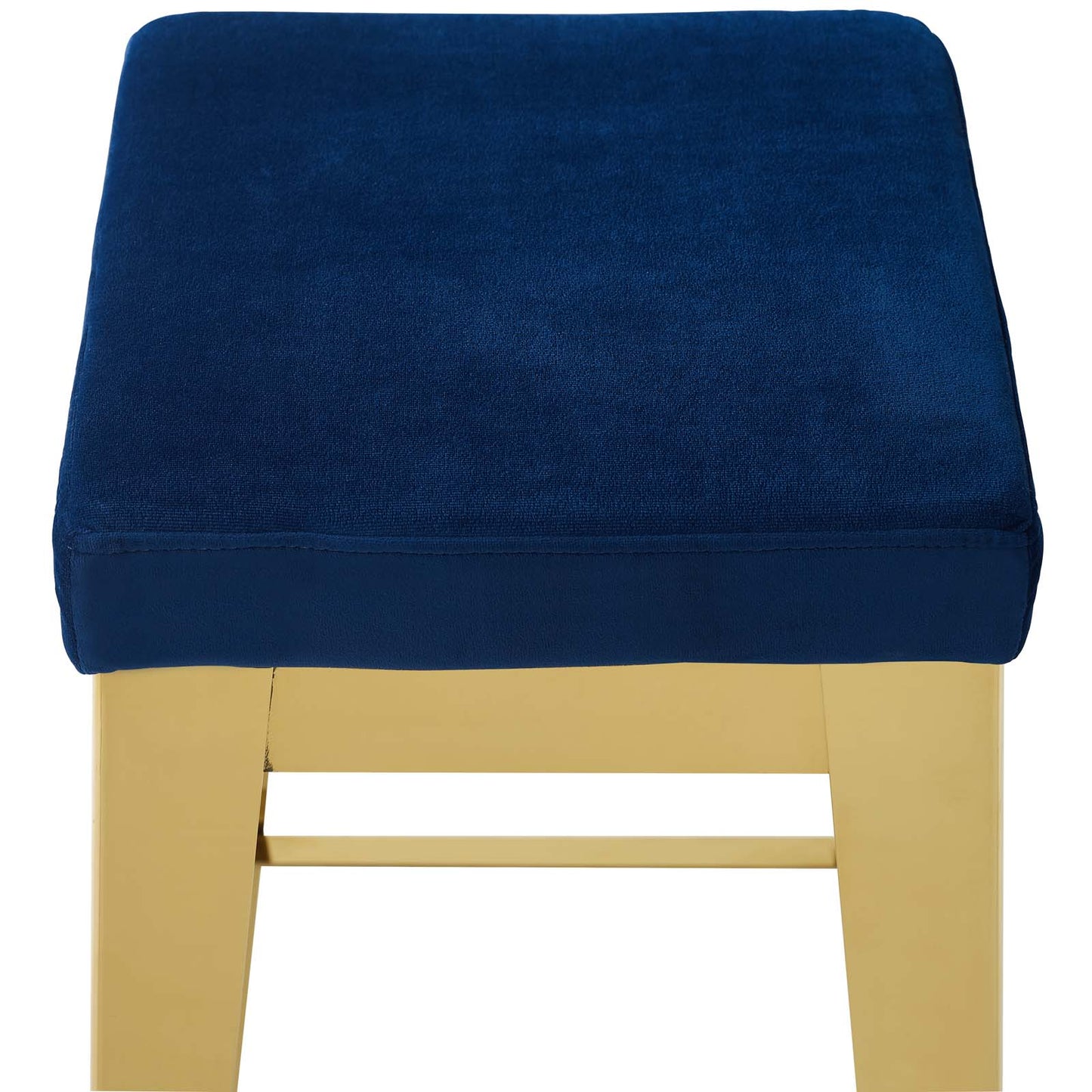 Modway Arrive Gold Stainless Steel Upholstered Velvet Bar Stool - EEI-3268 | Bar Stools | Modishstore - 8