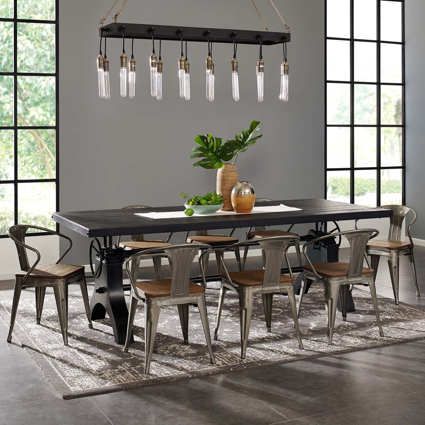 Demarcate Modern Farmhouse Pendant Chandelier By Modway - EEI-3275 | Chandeliers | Modishstore - 7