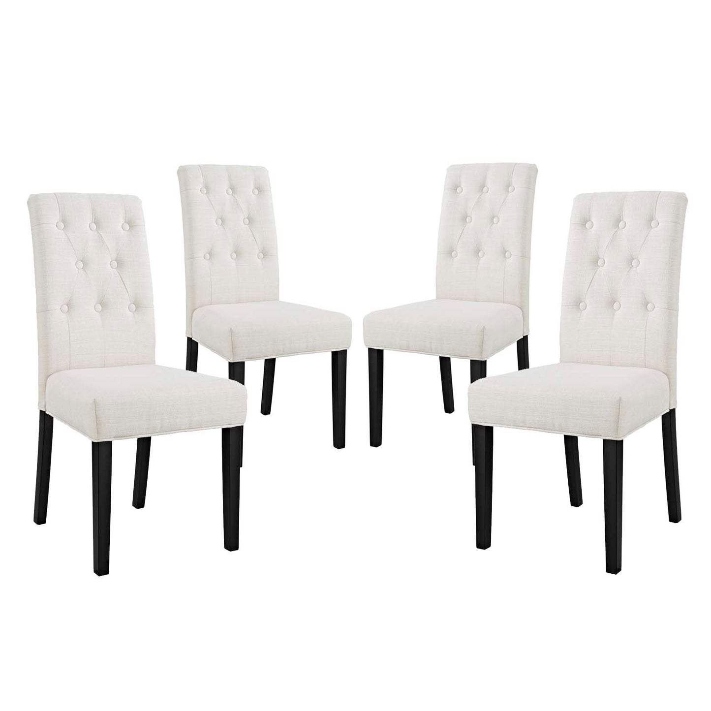 Modway Confer Dining Side Chair Fabric Set of 4 - EEI-3326 | Dining Chairs | Modishstore - 9