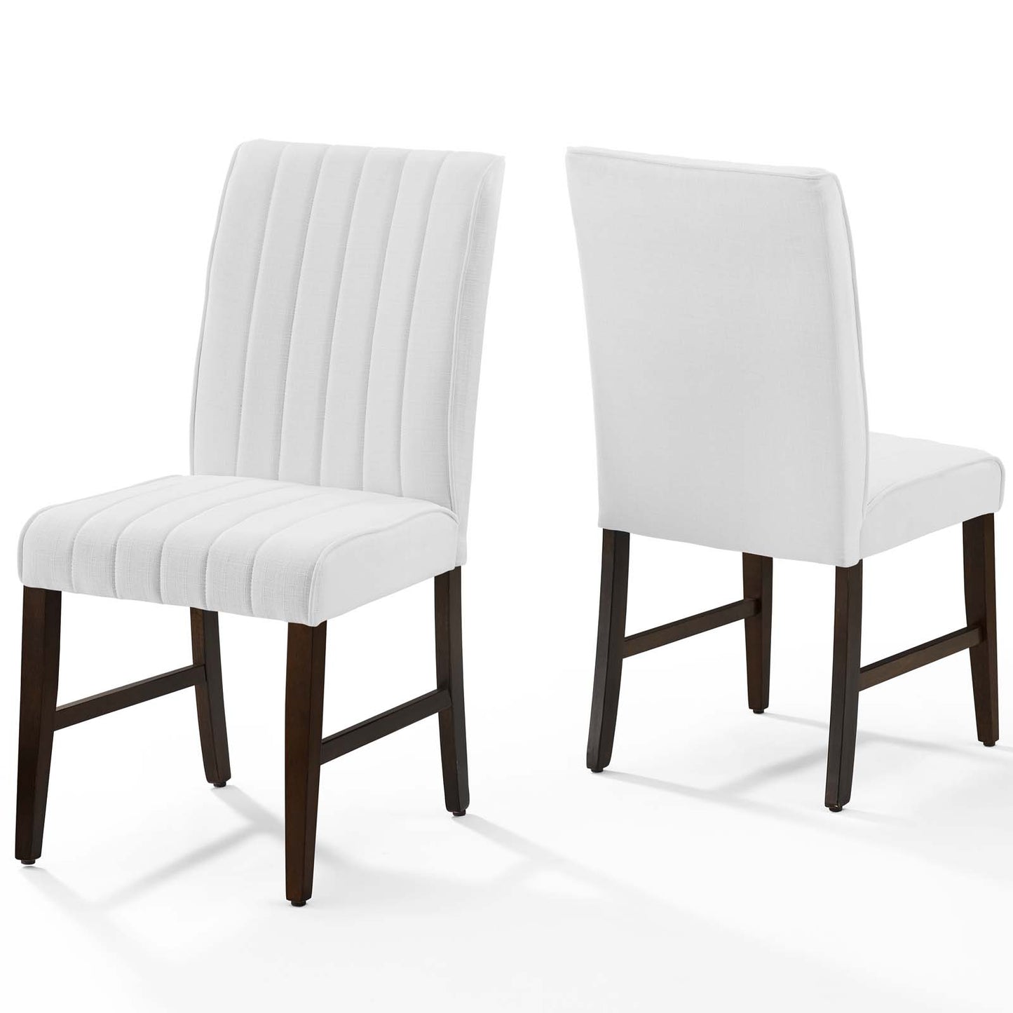 Modway Motivate Channel Tufted Upholstered Fabric Dining Chair Set of 2 - EEI-3333 | Dining Chairs | Modishstore - 29
