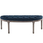 Modway Esteem Vintage French Upholstered Fabric Semi-Circle Bench | Stools & Benches | Modishstore-23