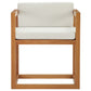 Modway Newbury Accent Outdoor Patio Premium Grade A Teak Wood Armchair | Armchairs | Modishstore-5
