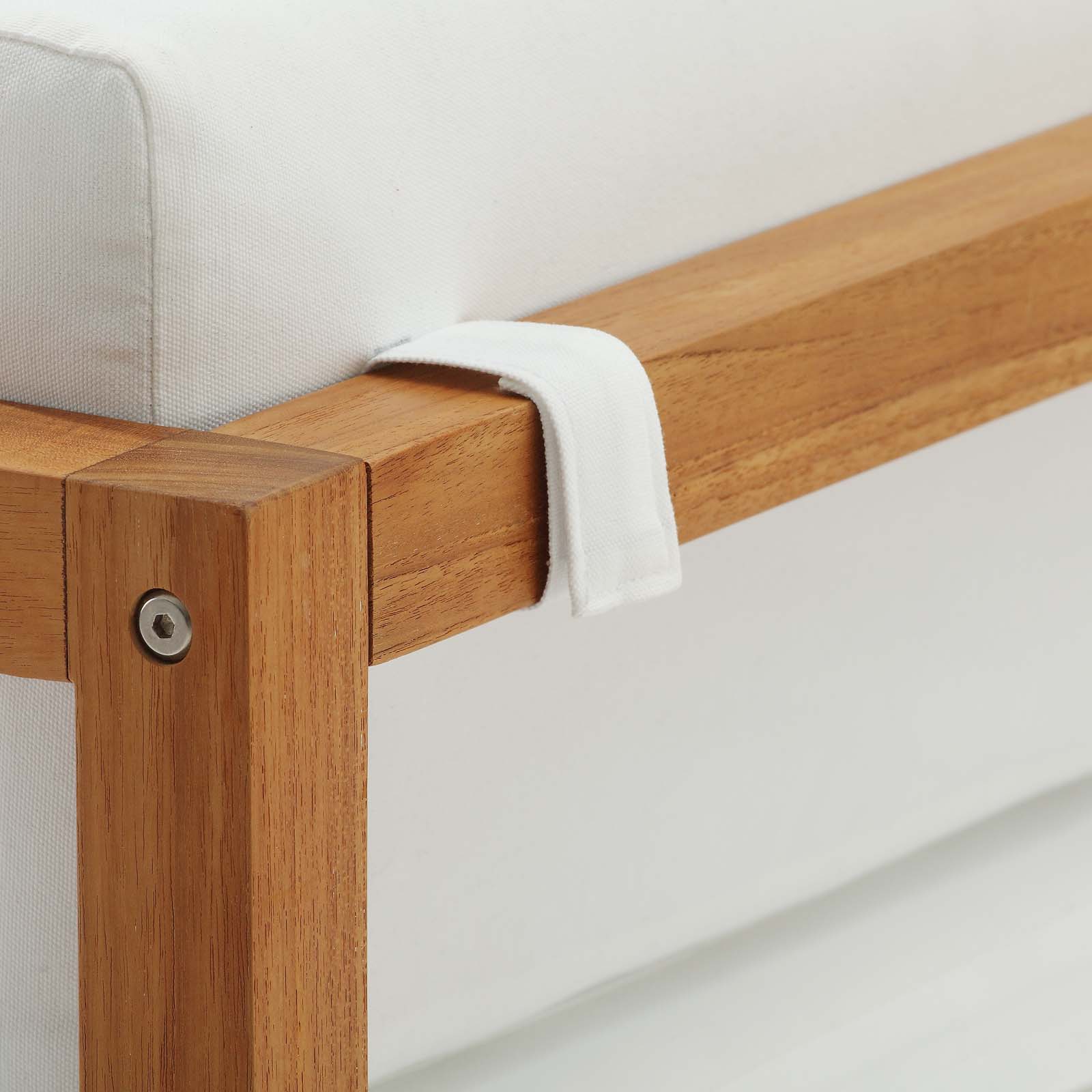 Modway Newbury Accent Outdoor Patio Premium Grade A Teak Wood Armchair | Armchairs | Modishstore-7