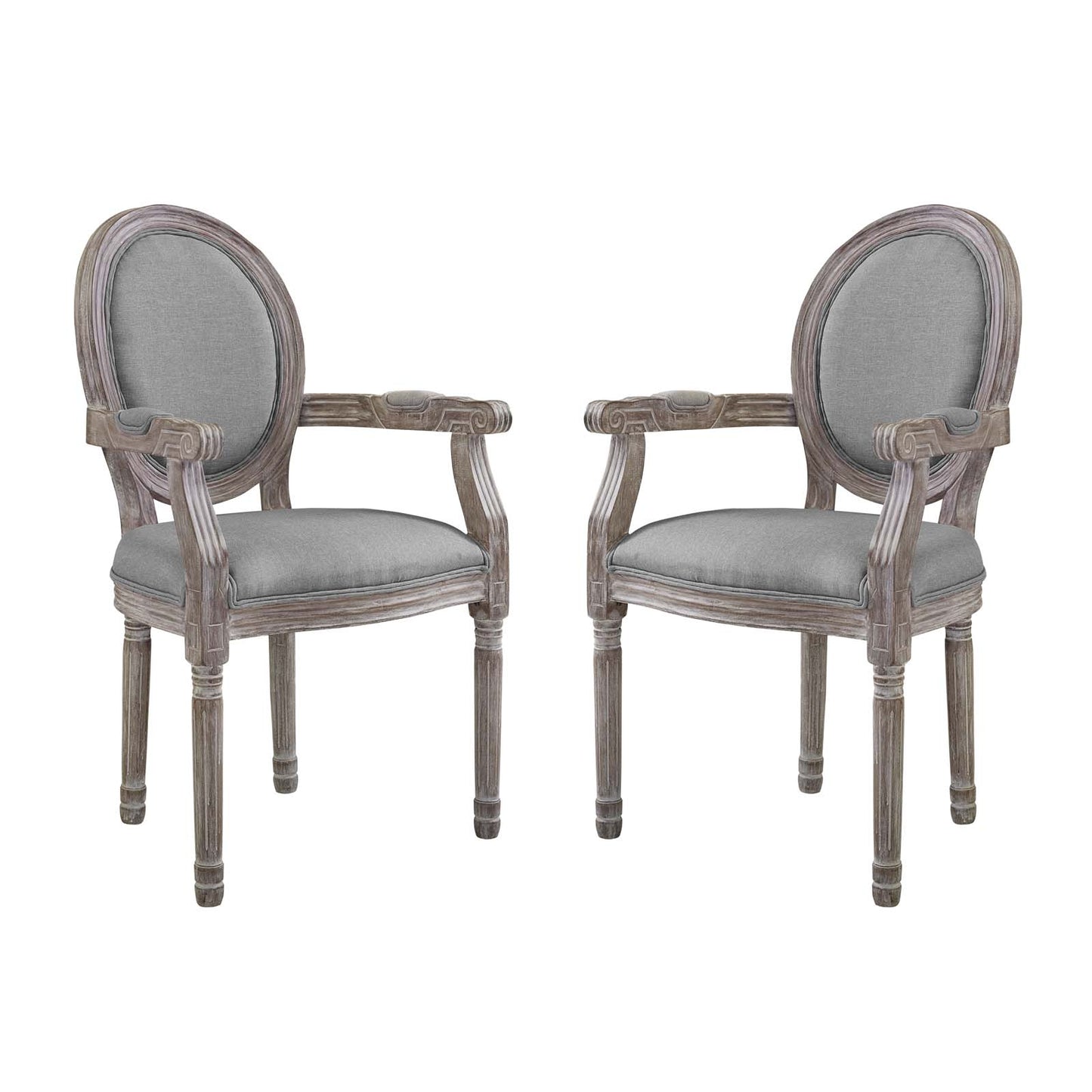Modway Emanate Dining Armchair Upholstered Fabric Set of 2 - EEI-3465 | Dining Chairs | Modishstore - 6