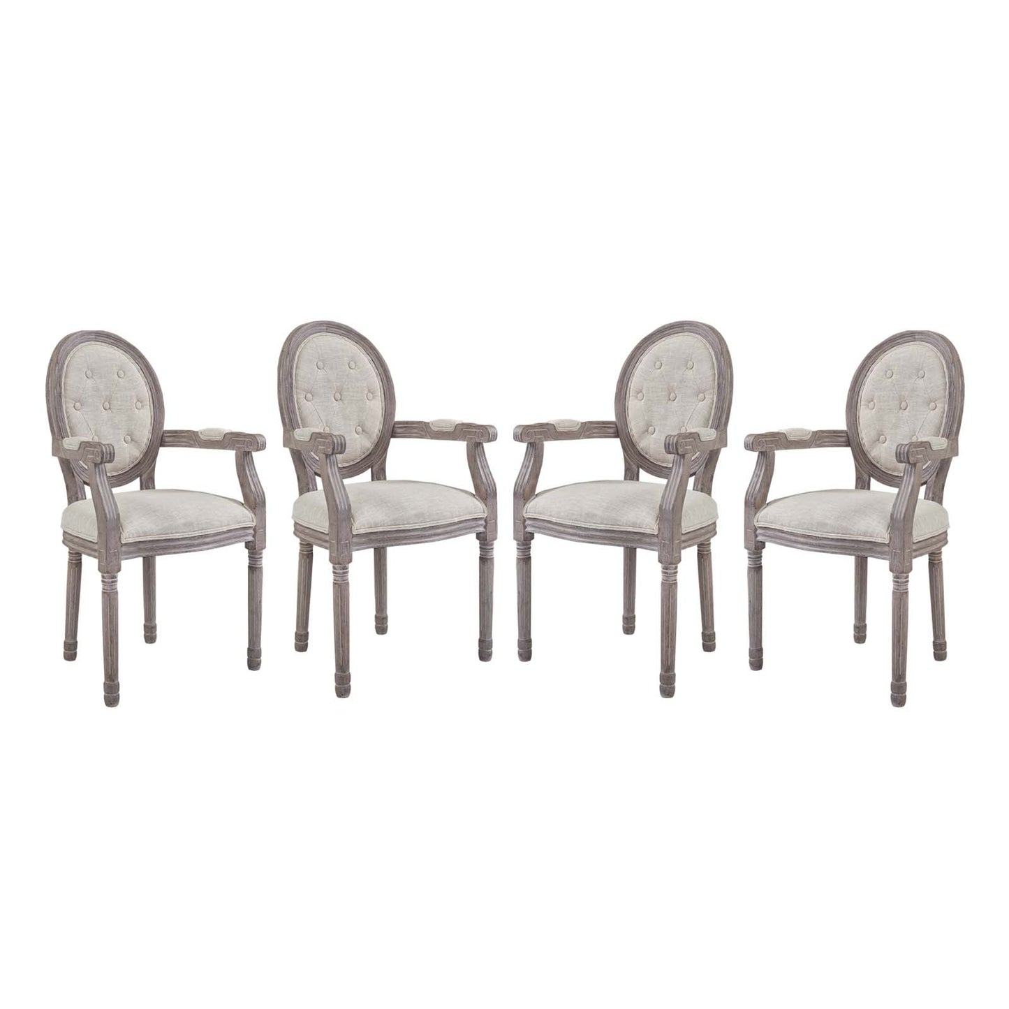 Modway Arise Dining Armchair Upholstered Fabric Set of 4 - EEI-3471 | Dining Chairs | Modishstore - 9