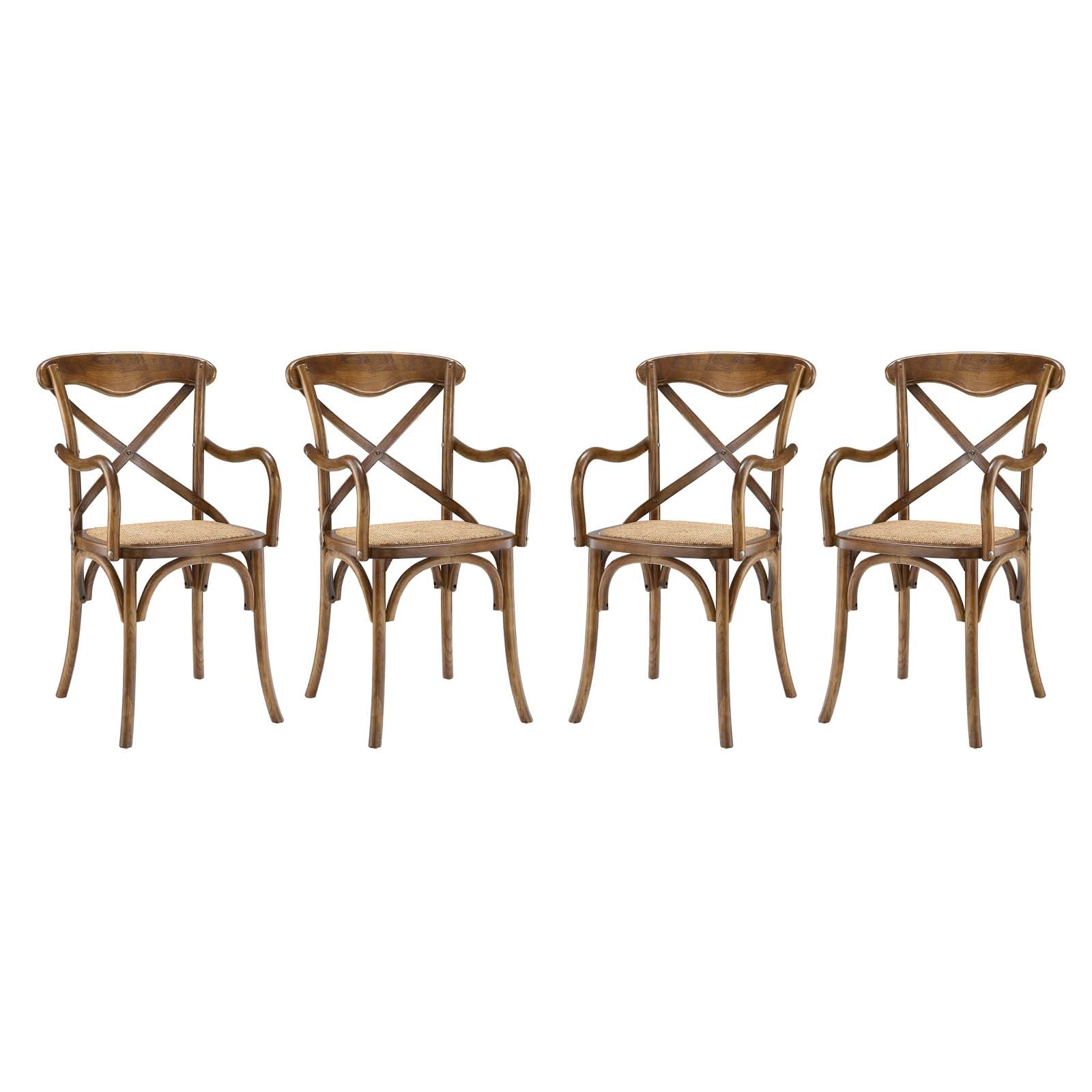 Modway Gear Dining Armchair Set of 4 | Dining Chairs | Modishstore-2