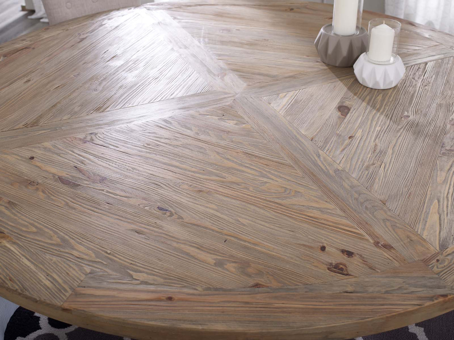 Modway Stitch 71" Round Pine Wood Dining Table - EEI-3496 | Dining Tables | Modishstore - 5
