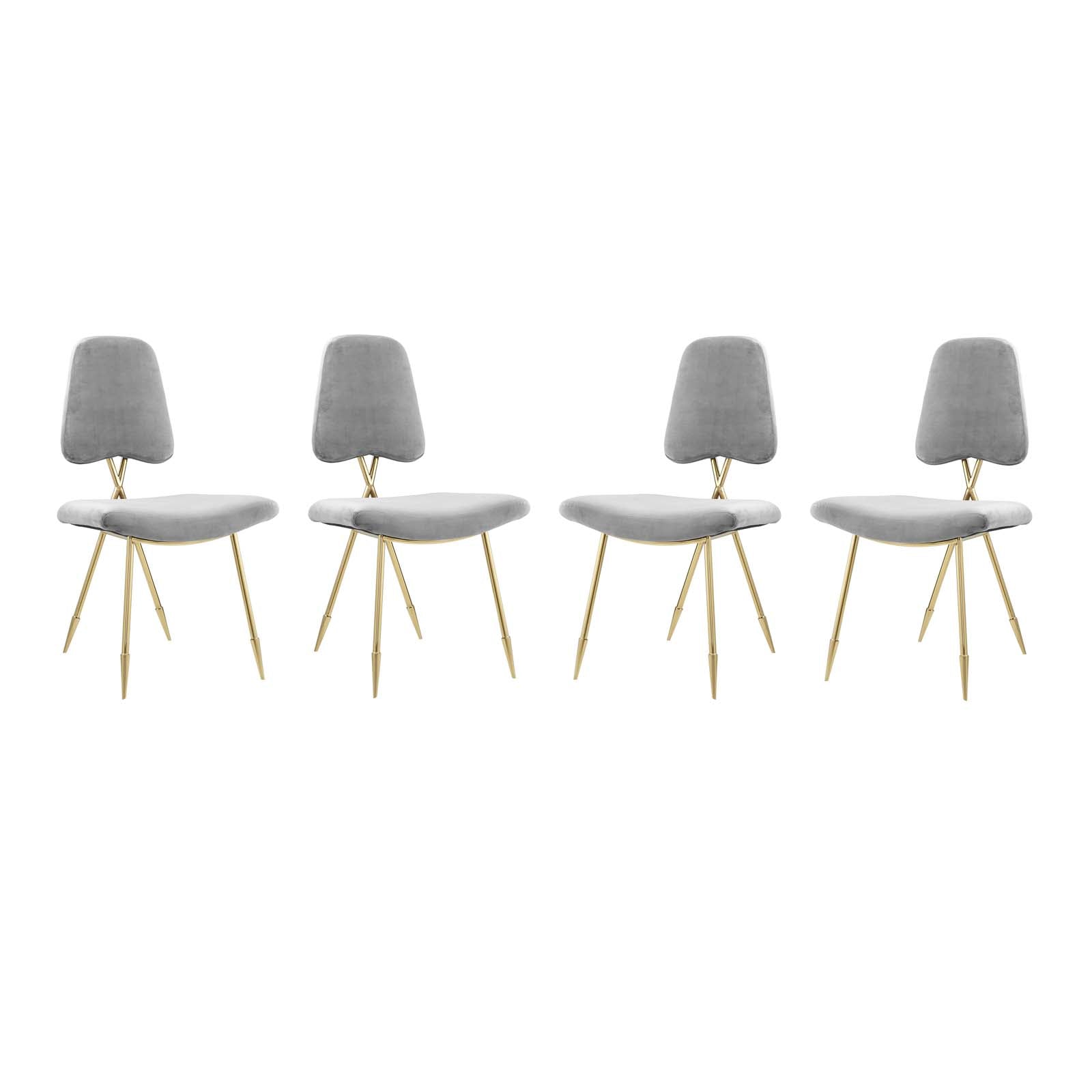 Modway Ponder Dining Side Chair Set of 4 | Dining Chairs | Modishstore-8