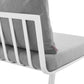 Modway Riverside Outdoor Patio Aluminum Armless Chair | Outdoor Chairs | Modishstore-18