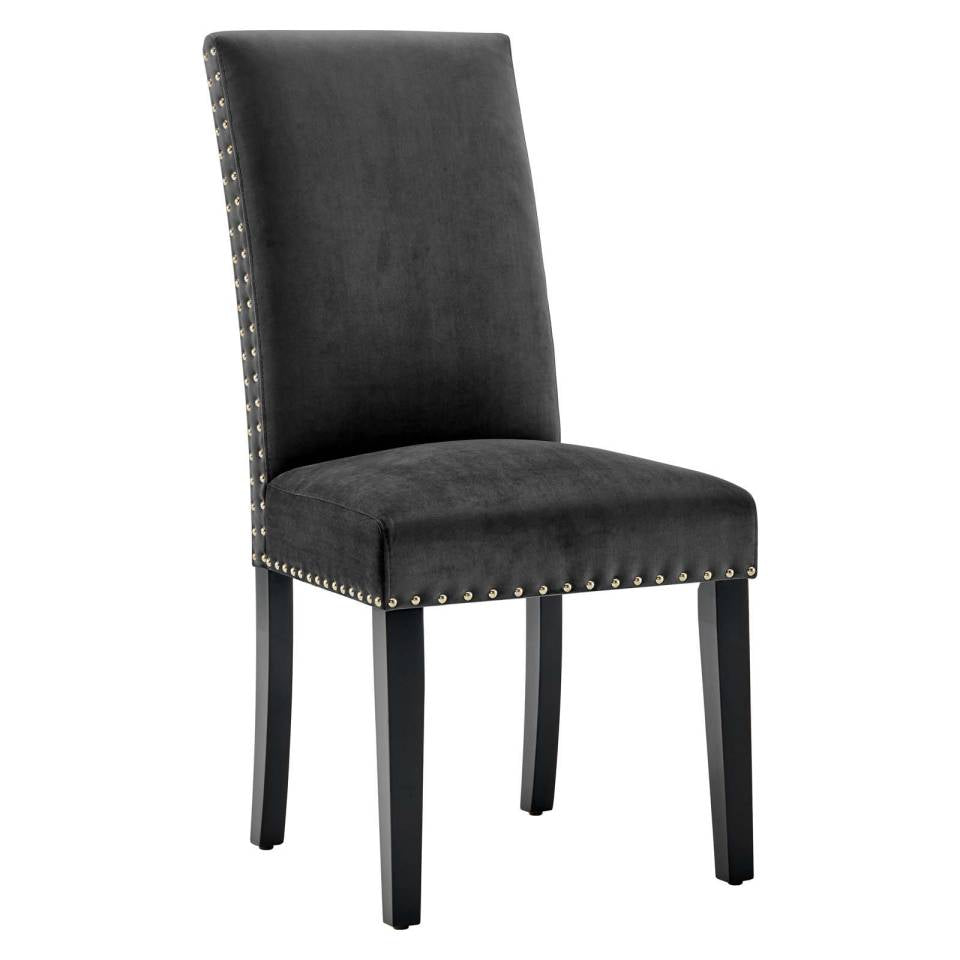 Modway Parcel Performance Velvet Dining Side Chairs - Set of 2 | Side Chairs | Modishstore-4