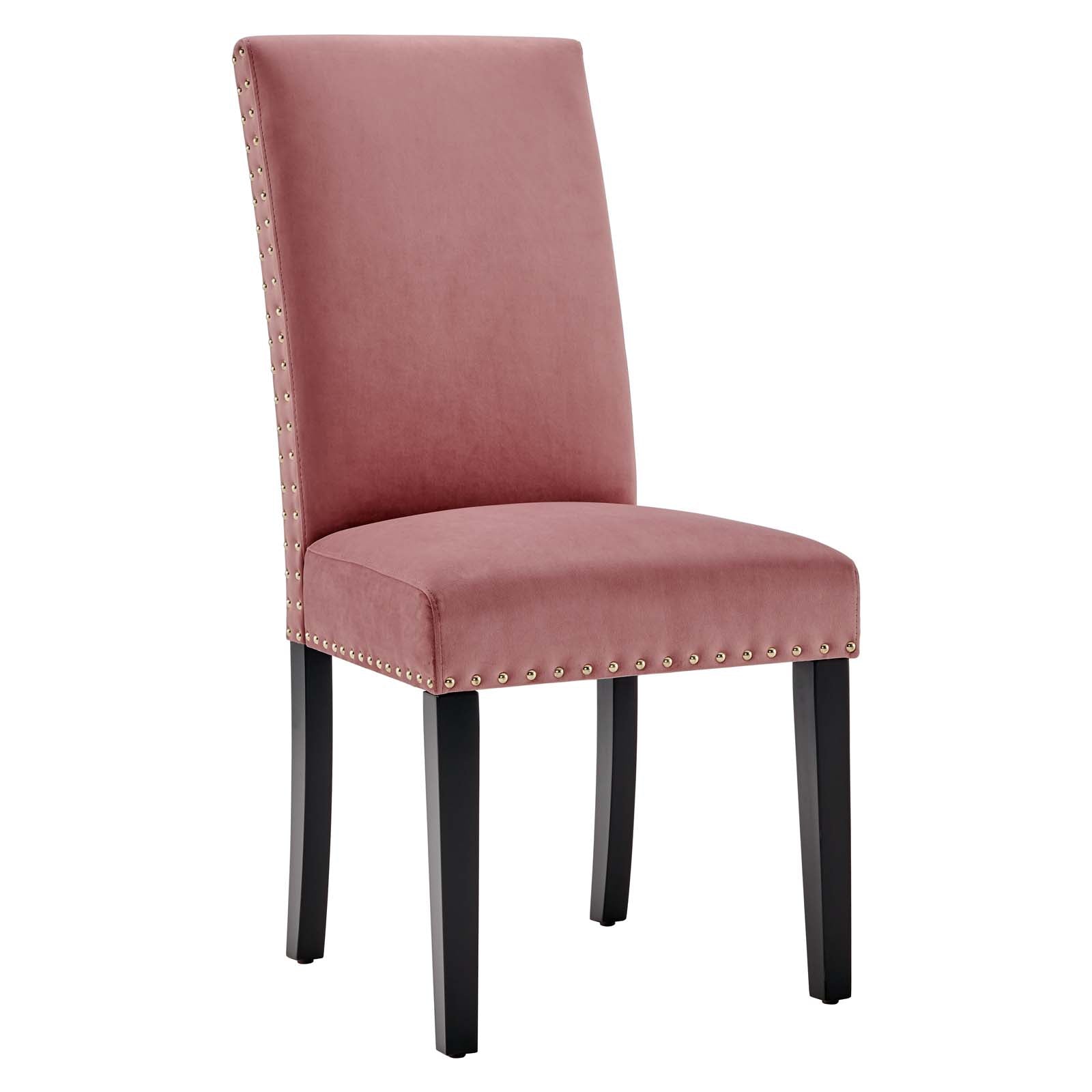 Modway Parcel Performance Velvet Dining Side Chairs - Set of 2 | Side Chairs | Modishstore-30