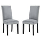 Modway Parcel Performance Velvet Dining Side Chairs - Set of 2 | Side Chairs | Modishstore-17
