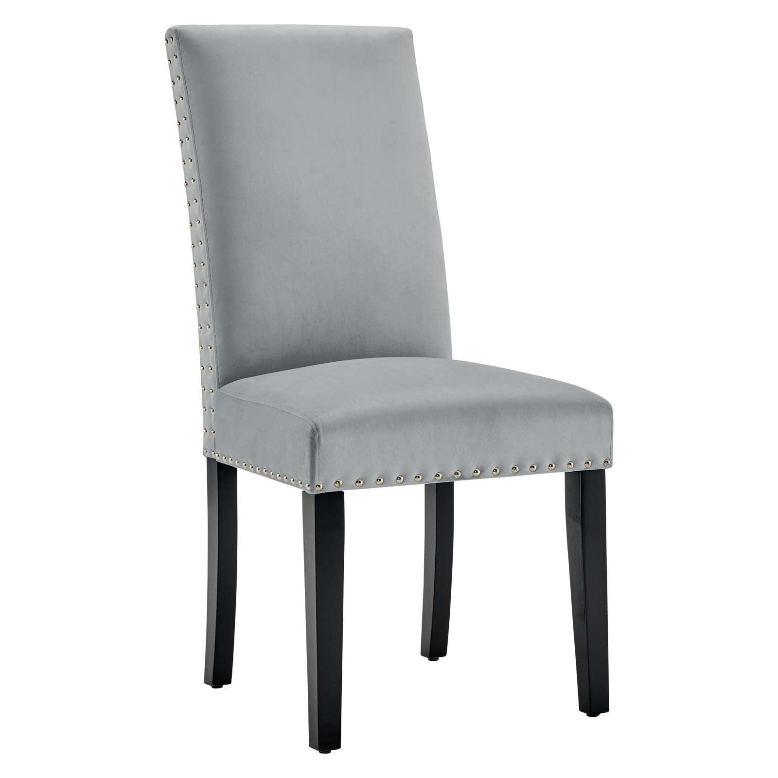 Modway Parcel Performance Velvet Dining Side Chairs - Set of 2 | Side Chairs | Modishstore-31