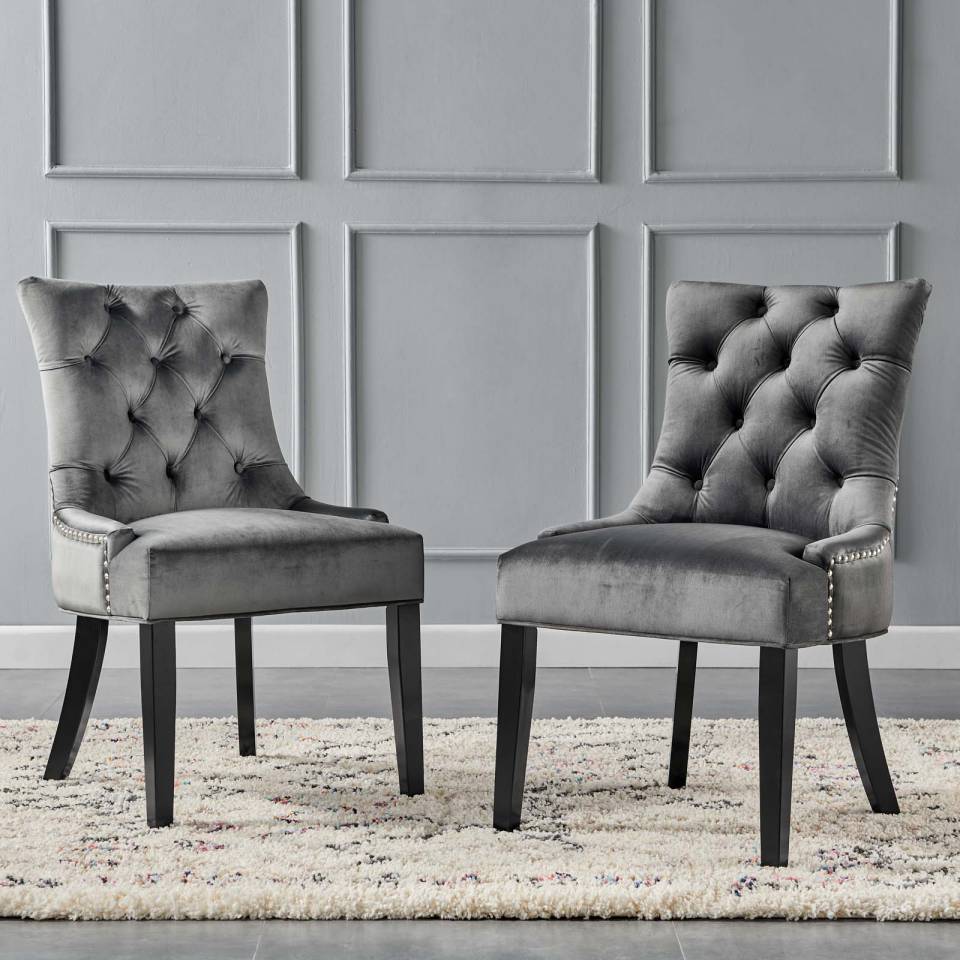 Modway Regent Tufted Performance Velvet Dining Side Chairs - Set of 2 | Side Chairs | Modishstore