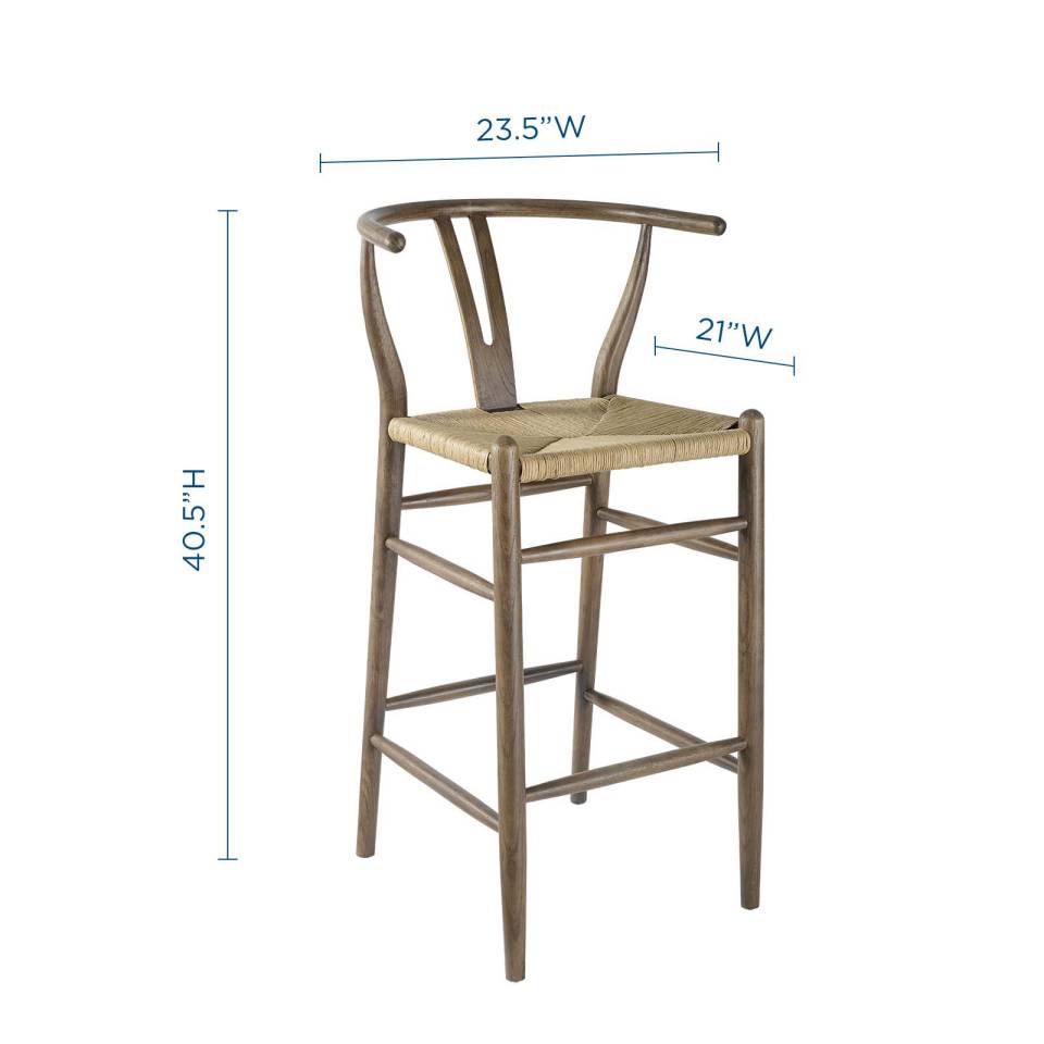 Modway Amish Wood Bar Stool - EEI-3851 | Bar Stools | Modishstore - 8