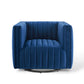 Conjure Channel Tufted Performance Velvet Swivel Armchair By Modway - EEI-3883 | Armchairs | Modishstore - 14