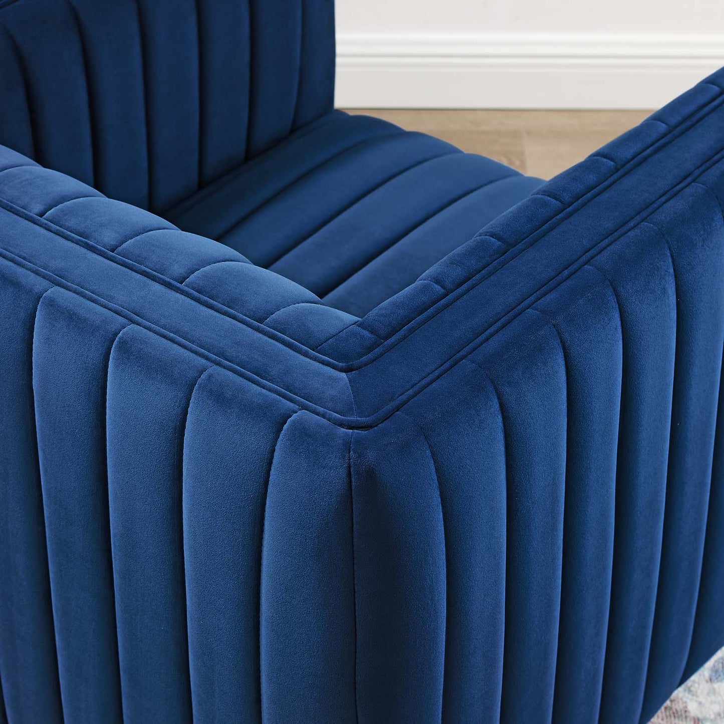 Conjure Channel Tufted Performance Velvet Swivel Armchair By Modway - EEI-3883 | Armchairs | Modishstore - 16