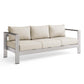 Modway Shore Outdoor Patio Aluminum Sofa | Outdoor Sofas, Loveseats & Sectionals | Modishstore-3