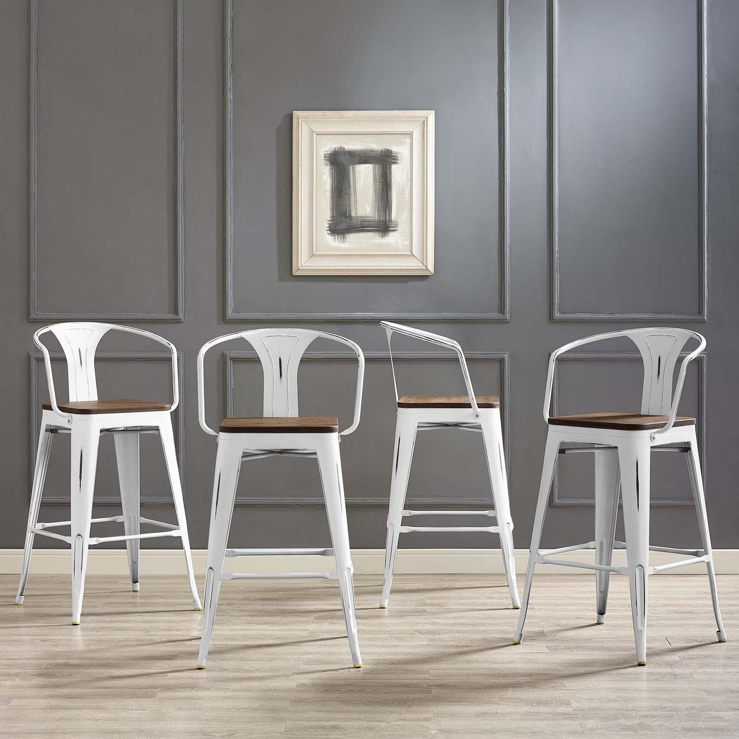 Modway Promenade Bar Stool Set of 4 - EEI-3955 | Bar Stools | Modishstore - 15