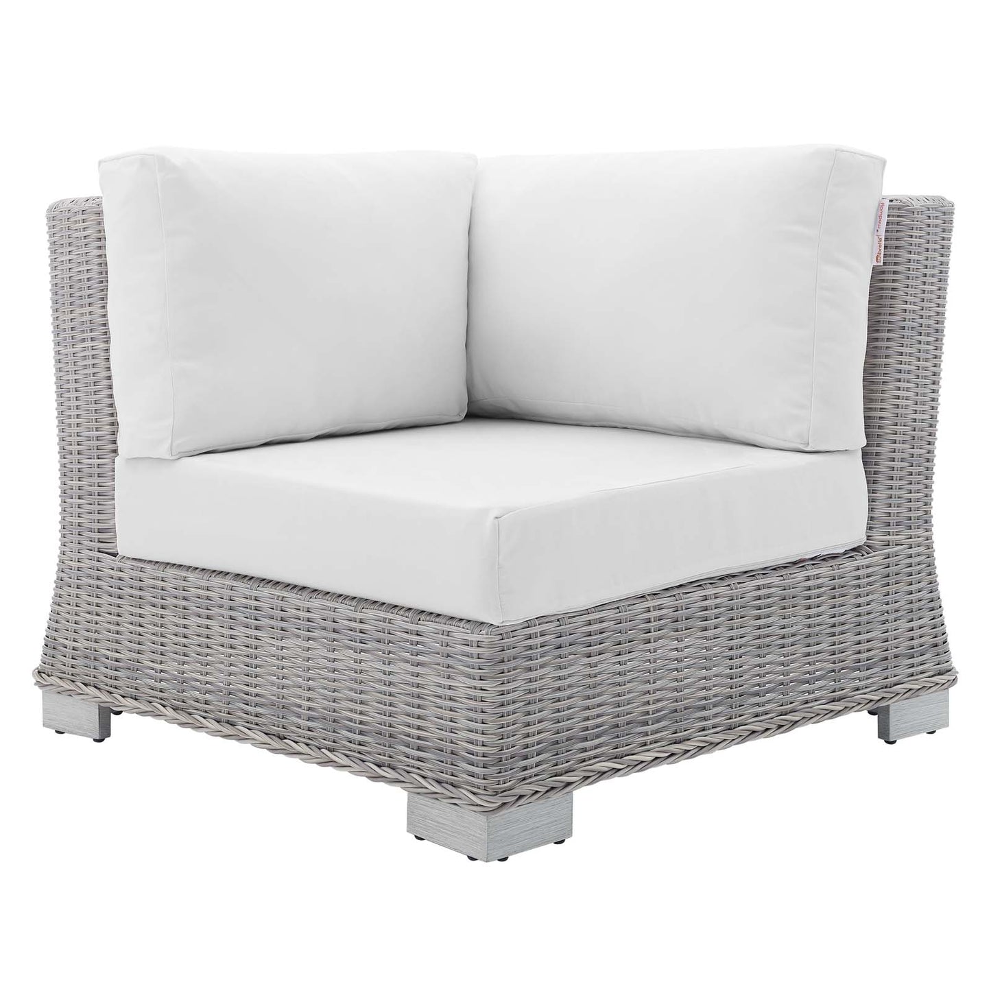 Modway Conway Sunbrella® Outdoor Patio Wicker Rattan Corner Chair - EEI-3970 | Outdoor Sofas, Loveseats & Sectionals | Modishstore - 10