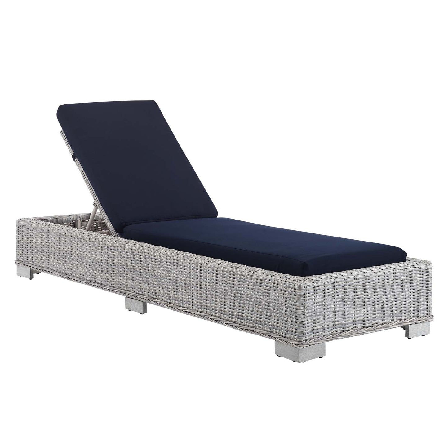 Modway Conway Sunbrella® Outdoor Patio Wicker Rattan Chaise Lounge - EEI-3978 | Outdoor Recliners & Lounge Chairs | Modishstore - 10