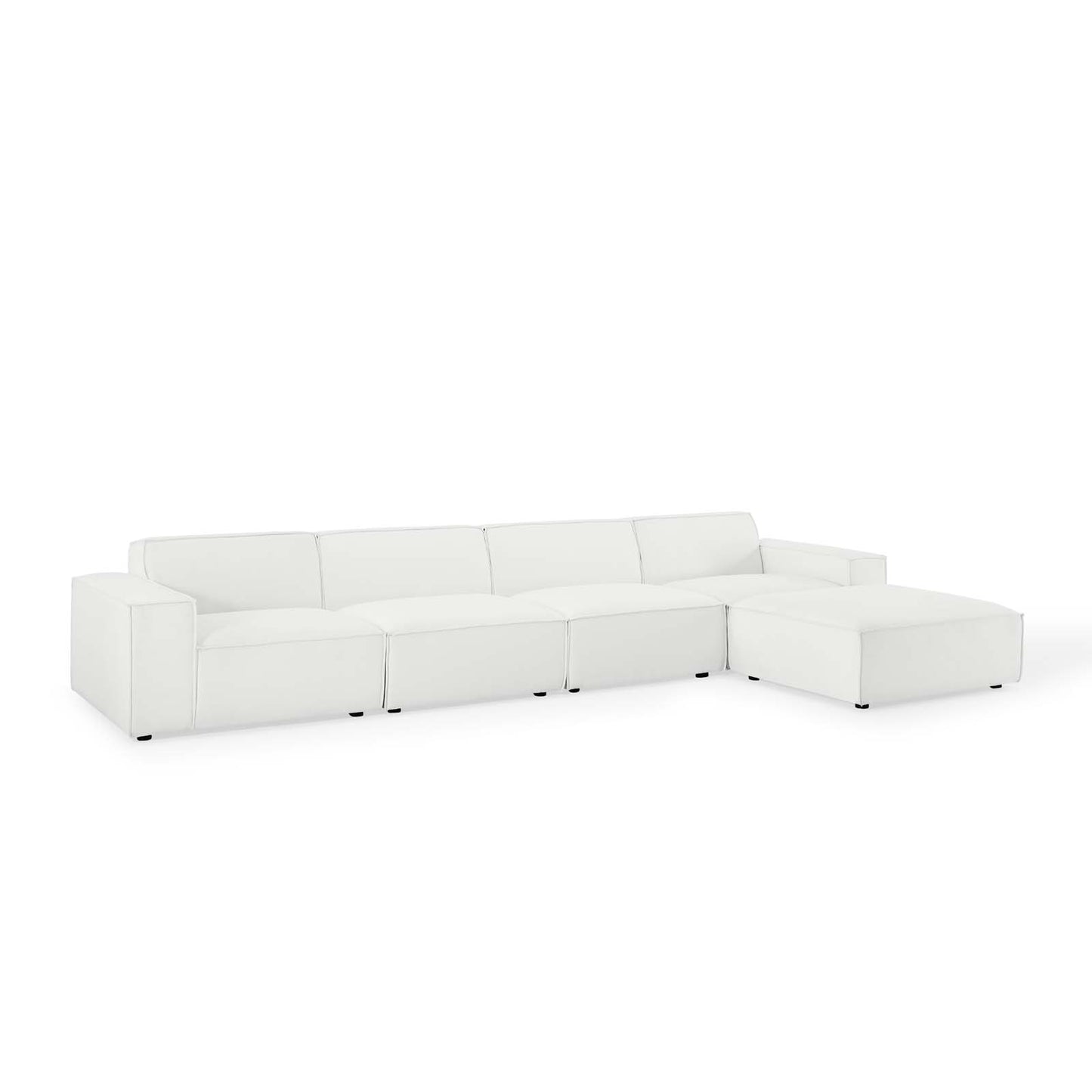 Modway Restore 5-Piece Sectional Sofa - EEI-4115 | Outdoor Sofas, Loveseats & Sectionals | Modishstore - 9