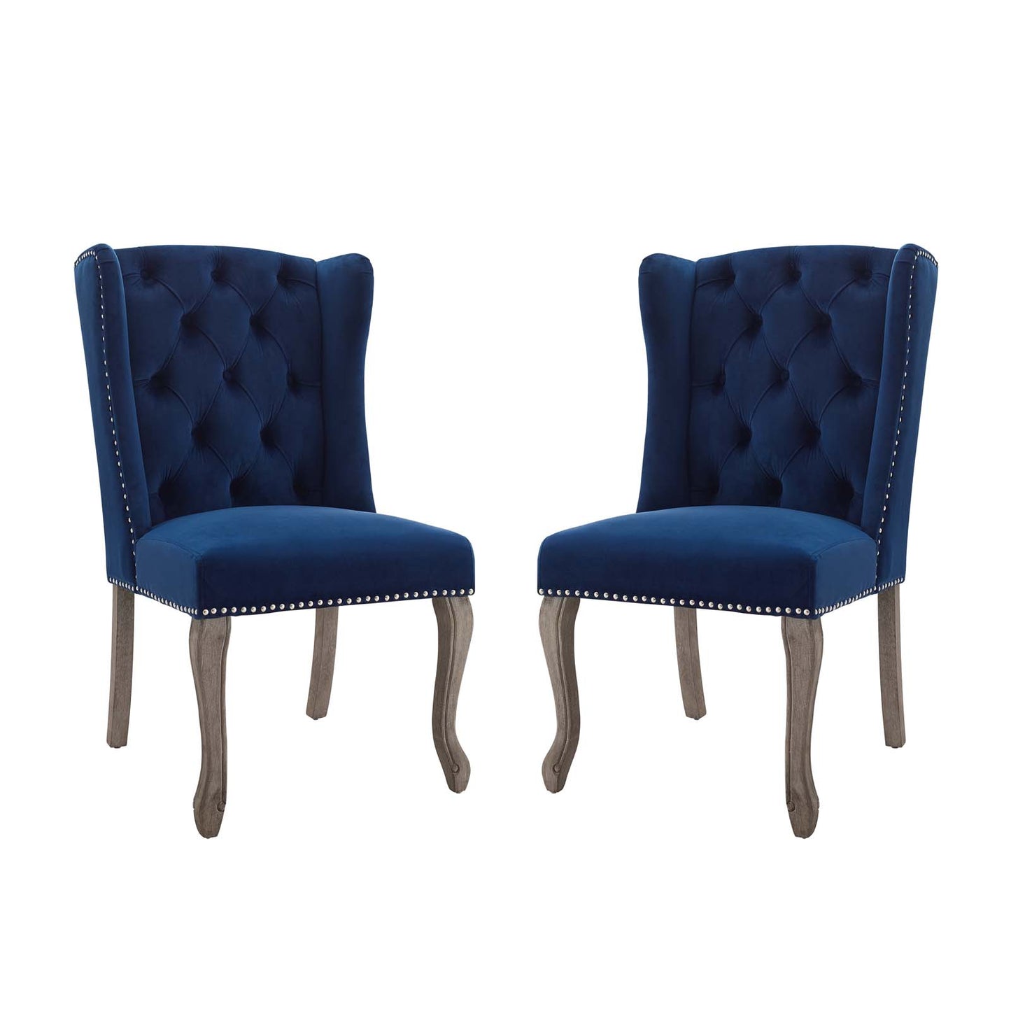 Modway Apprise Side Chair Performance Velvet Set of 2 - EEI-4293 | Side Chairs | Modishstore - 9