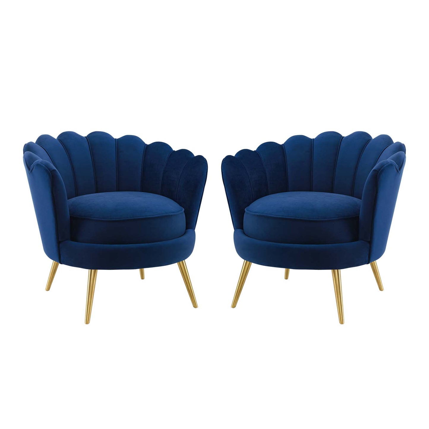 Admire Accent Armchair Performance Velvet Set of 2 By Modway - EEI-4294 | Armchairs | Modishstore - 2