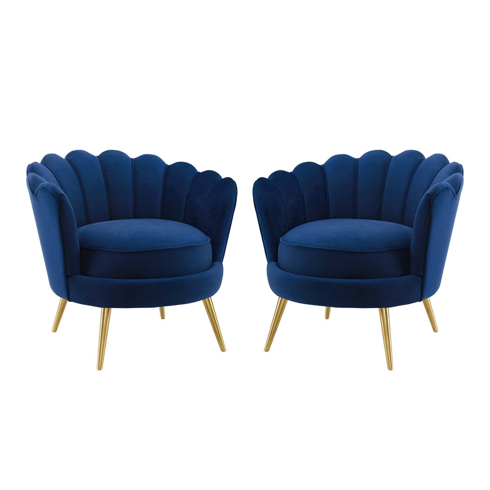 Admire Accent Armchair Performance Velvet Set of 2 By Modway - EEI-4294 | Armchairs | Modishstore - 2