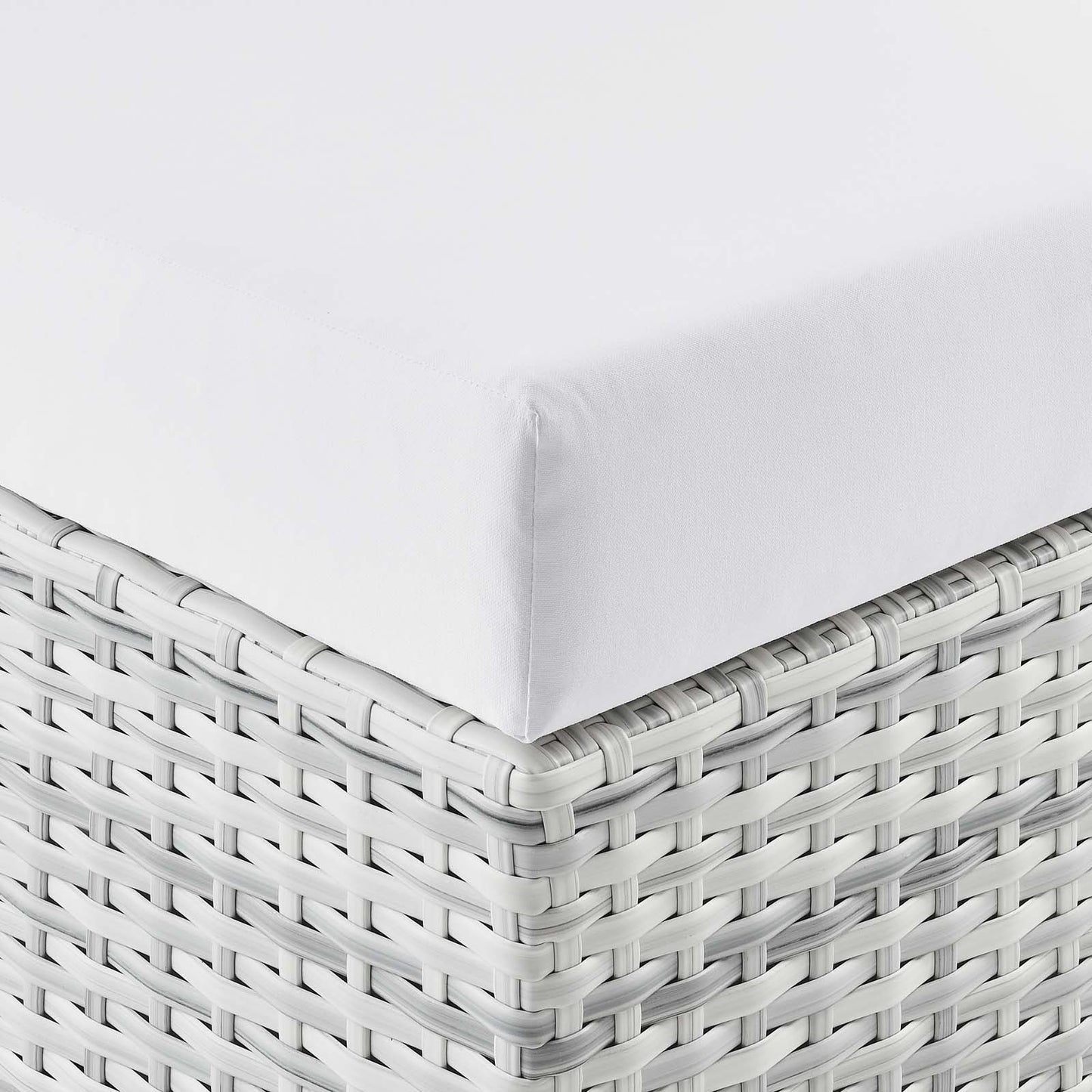 Modway Convene Outdoor Patio Ottoman - EEI-4301 | Outdoor Ottomans | Modishstore - 15