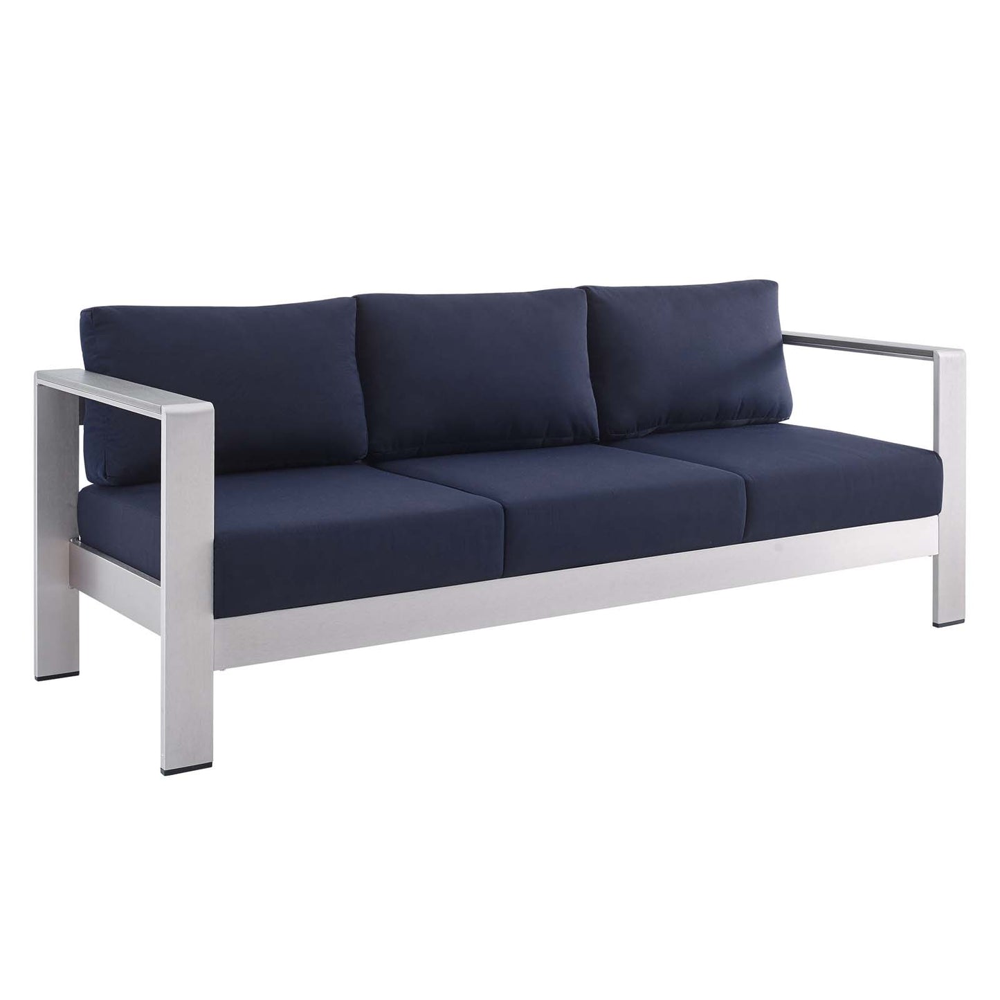 Modway Shore Sunbrella® Fabric Outdoor Patio Aluminum 3 Piece Set - EEI-4313 | Outdoor Sofas, Loveseats & Sectionals | Modishstore - 15