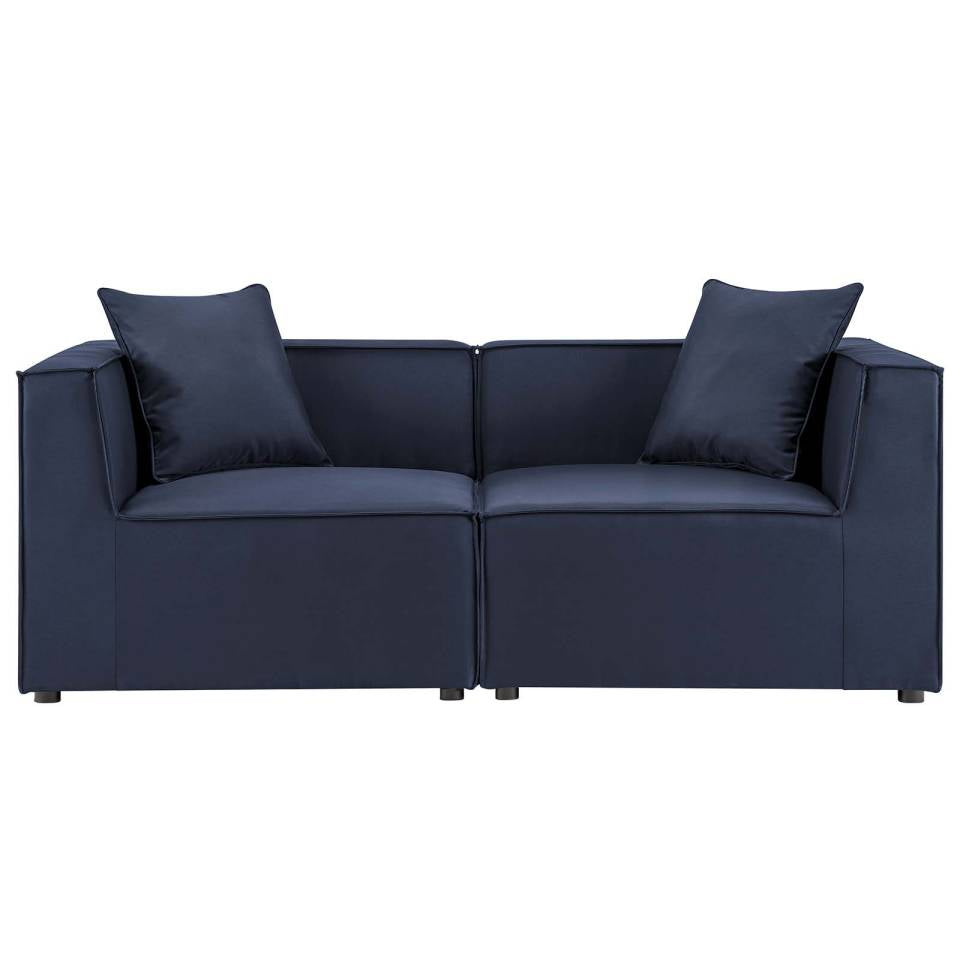 Modway Saybrook Outdoor Patio Upholstered 2-Piece Sectional Sofa Loveseat - EEI-4377 | Outdoor Sofas, Loveseats & Sectionals | Modishstore - 9
