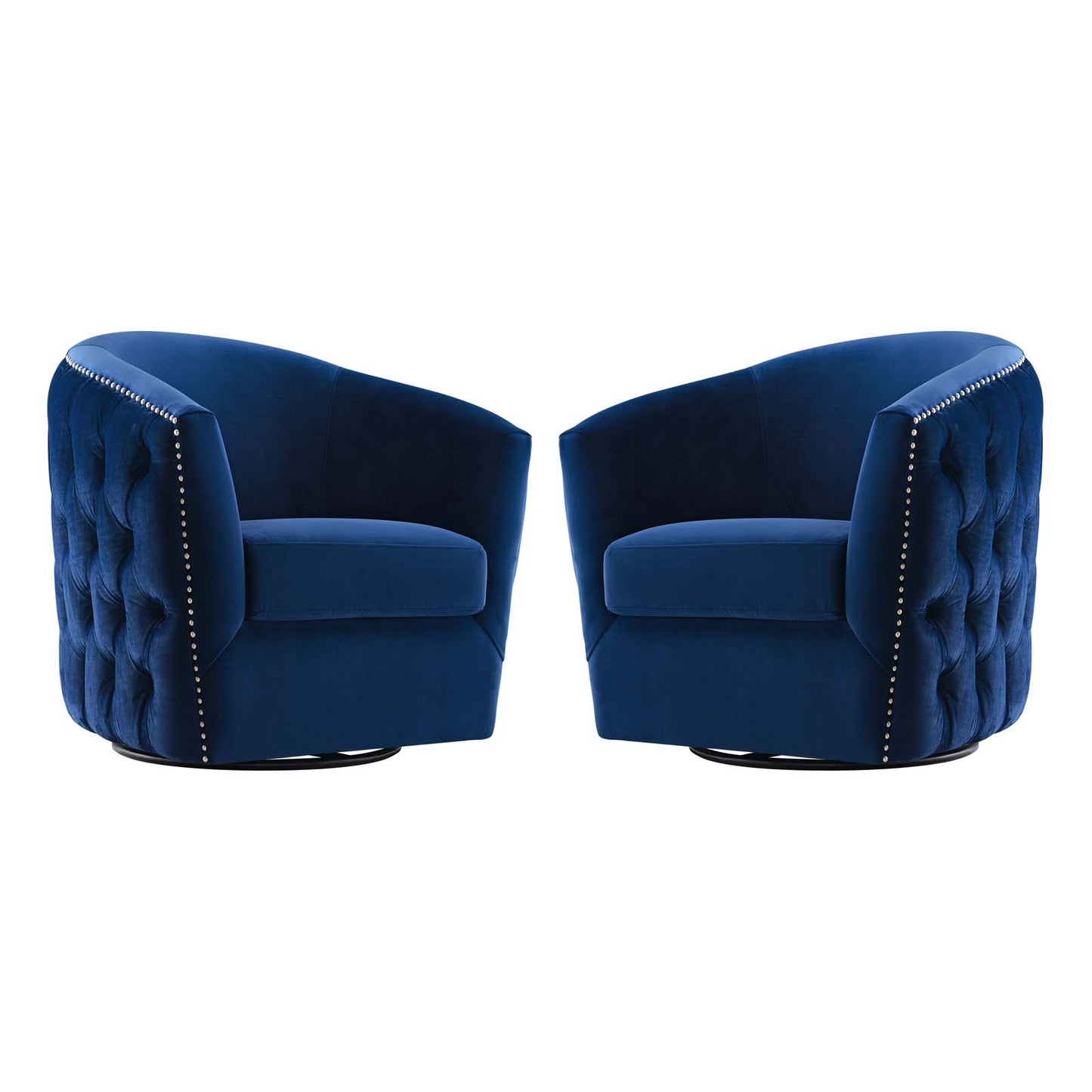 Rogue Armchair Performance Velvet Set of 2 By Modway - EEI-4425 | Armchairs | Modishstore - 2