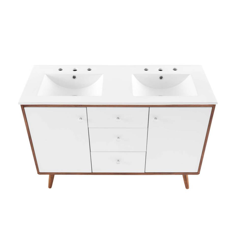 Modway Transmit 48" Double Sink Bathroom Vanity | Bathroom Accessories | Modishstore-2