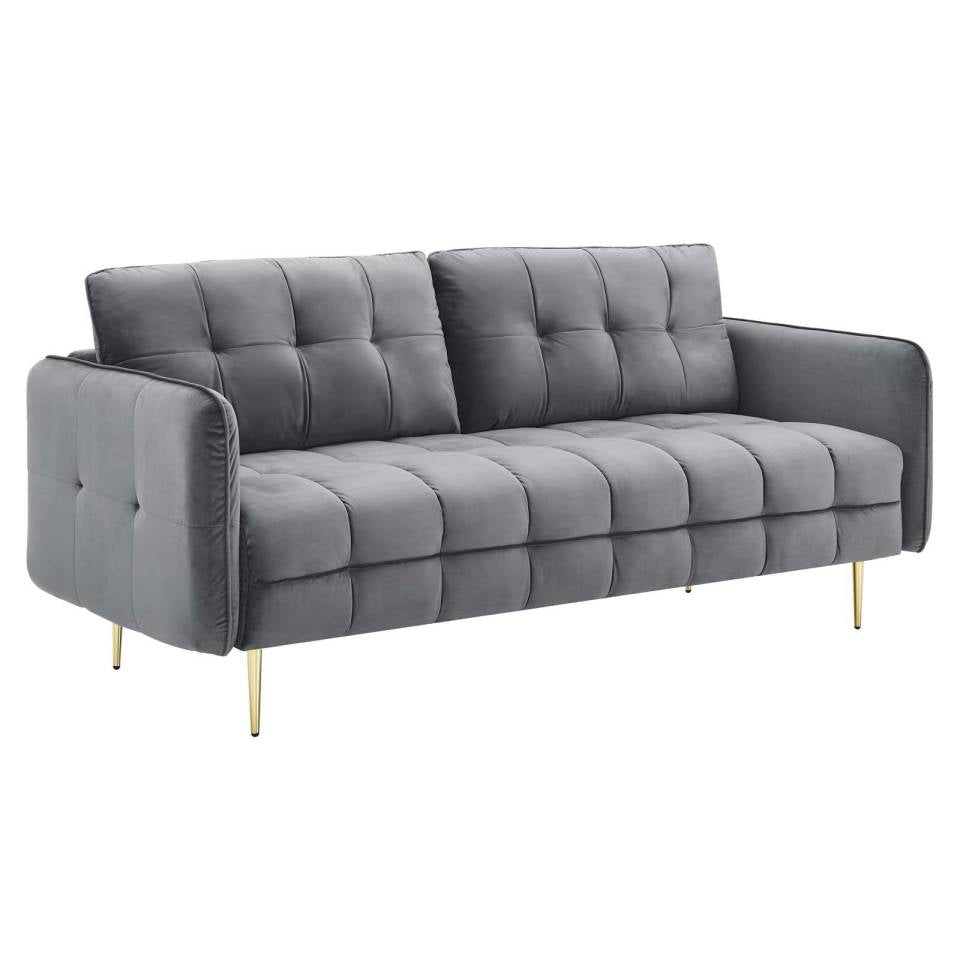 Modway Cameron Tufted Performance Velvet Sofa - EEI-4450 | Sofas | Modishstore - 10