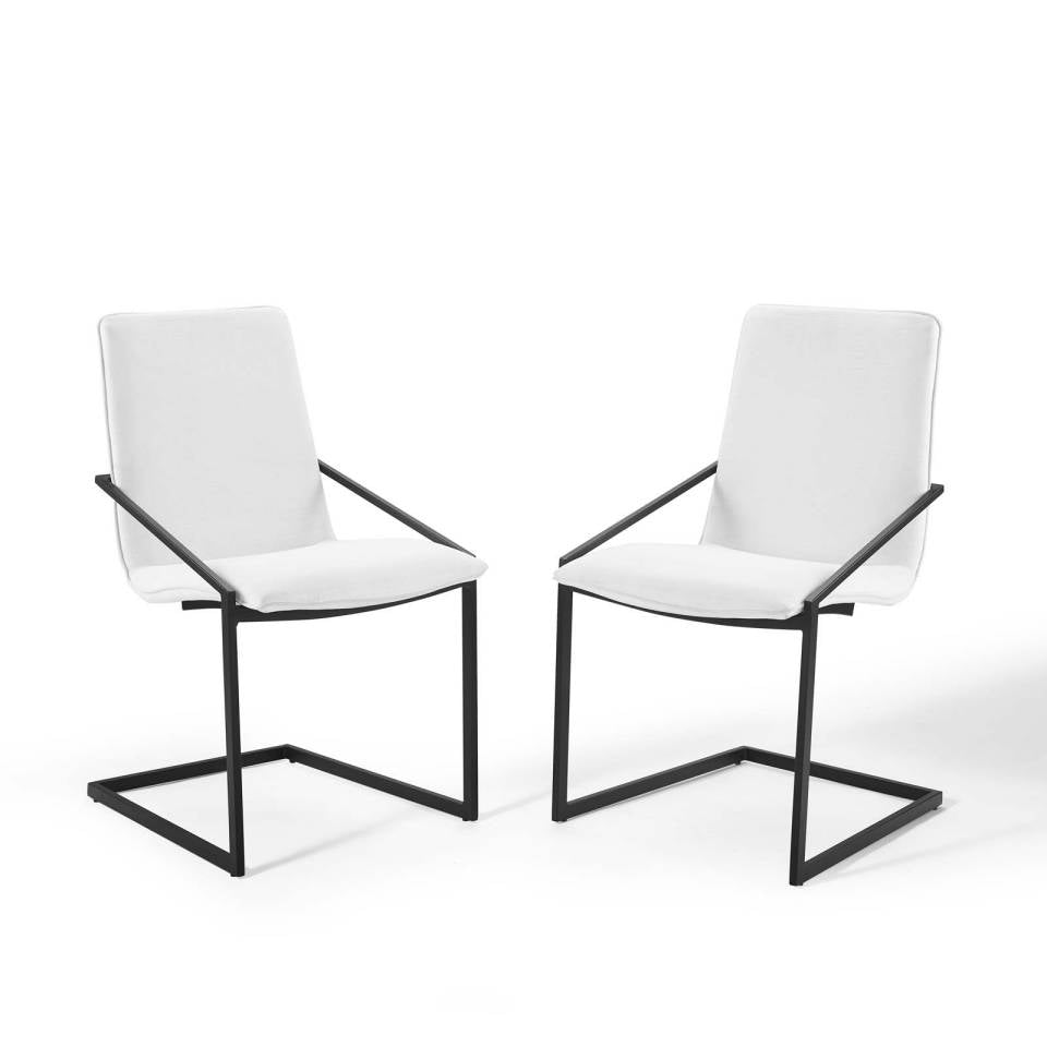 Modway Pitch Dining Armchair Upholstered Fabric Set of 2 - EEI-4489 | Armchairs | Modishstore - 10