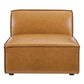Modway Restore Vegan Leather Sectional Sofa Armless Chair | Chairs & Recliners | Modishstore-8
