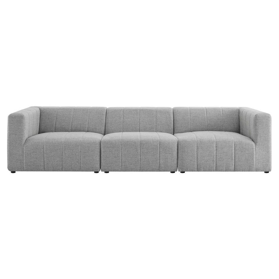 Modway Bartlett Upholstered Fabric Upholstered Fabric 3-Piece Sofa - EEI-4514 | Sofas | Modishstore - 11