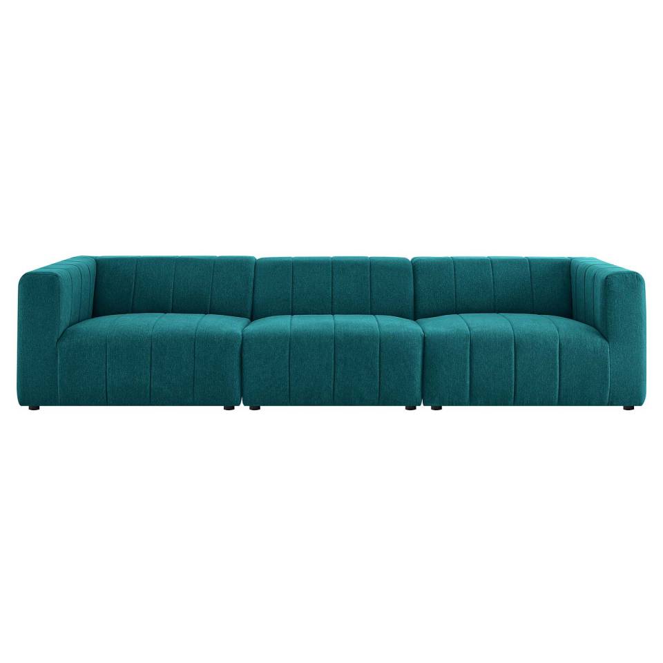 Modway Bartlett Upholstered Fabric Upholstered Fabric 3-Piece Sofa - EEI-4514 | Sofas | Modishstore - 12