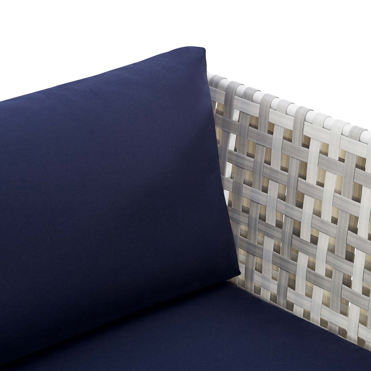 Harmony Sunbrella® Basket Weave Outdoor Patio Aluminum Armchair By Modway - EEI-4541 | Outdoor Chairs | Modishstore - 11