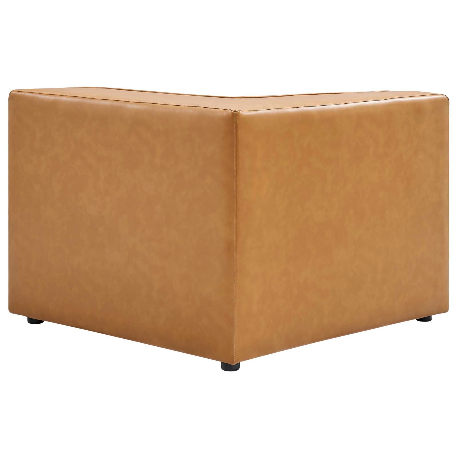 Modway Mingle Vegan Leather Corner Chair | Side Chairs | Modishstore-6