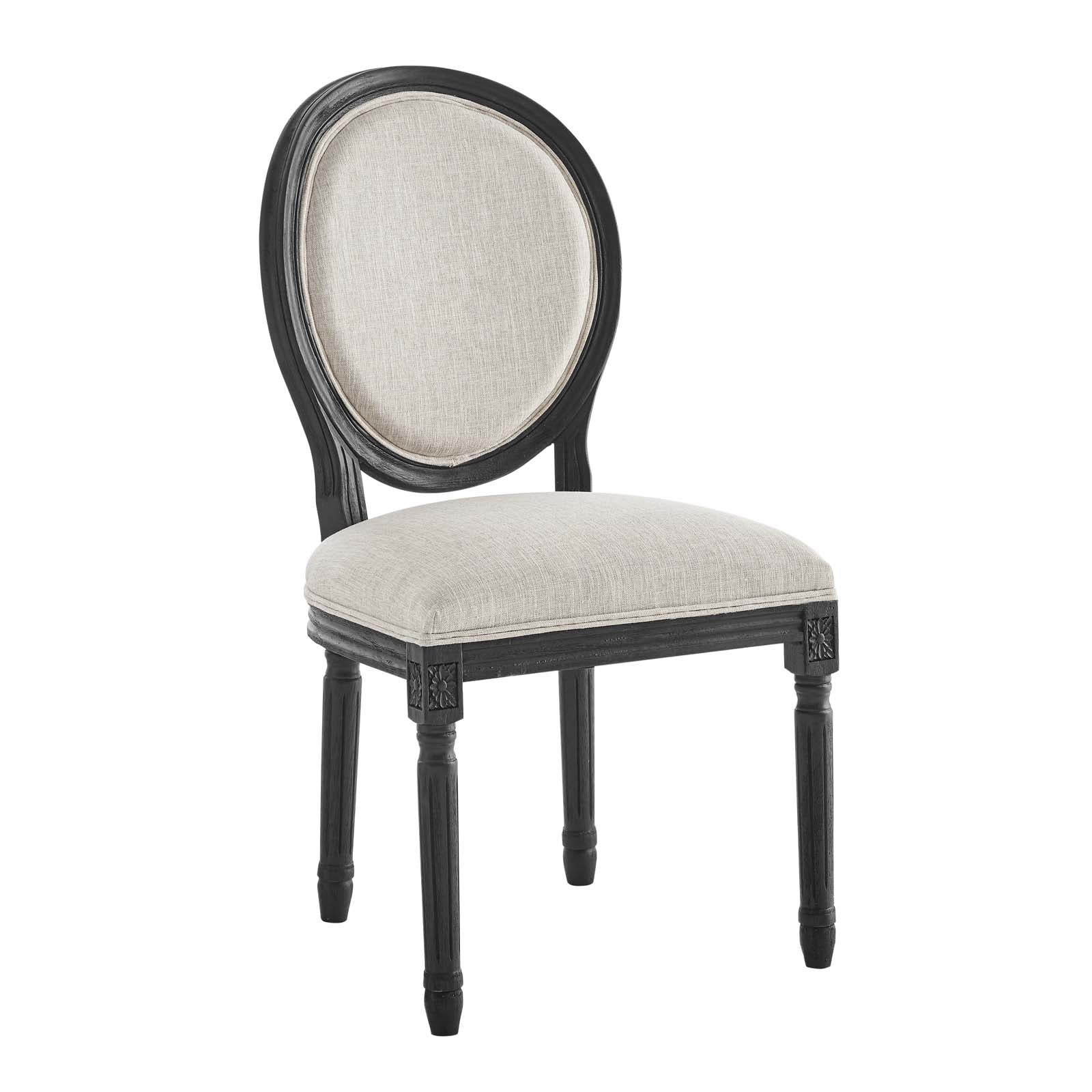 Modway Emanate Vintage French Upholstered Fabric Dining Side Chair | Dining Chairs | Modishstore-5