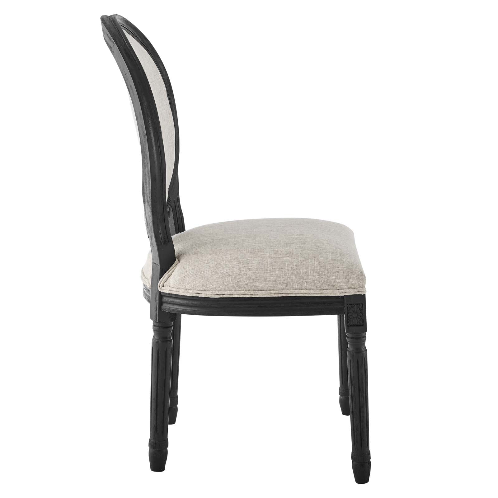 Modway Emanate Vintage French Upholstered Fabric Dining Side Chair | Dining Chairs | Modishstore-3