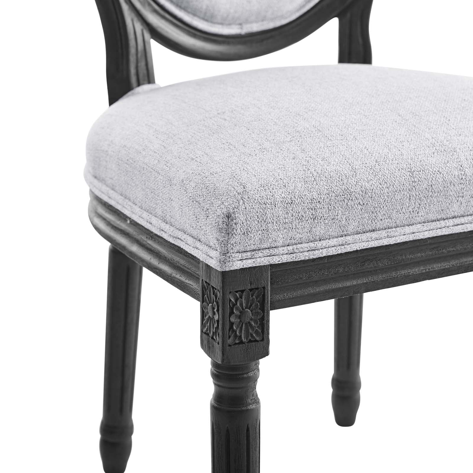 Modway Emanate Vintage French Upholstered Fabric Dining Side Chair | Dining Chairs | Modishstore-15