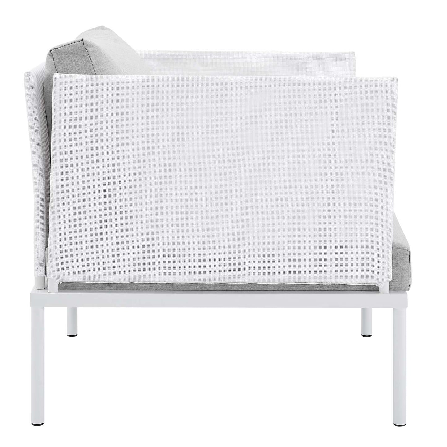 Modway Harmony 3-Piece Sunbrella® Outdoor Patio Aluminum Seating Set - EEI-4686 | Outdoor Sofas, Loveseats & Sectionals | Modishstore - 3
