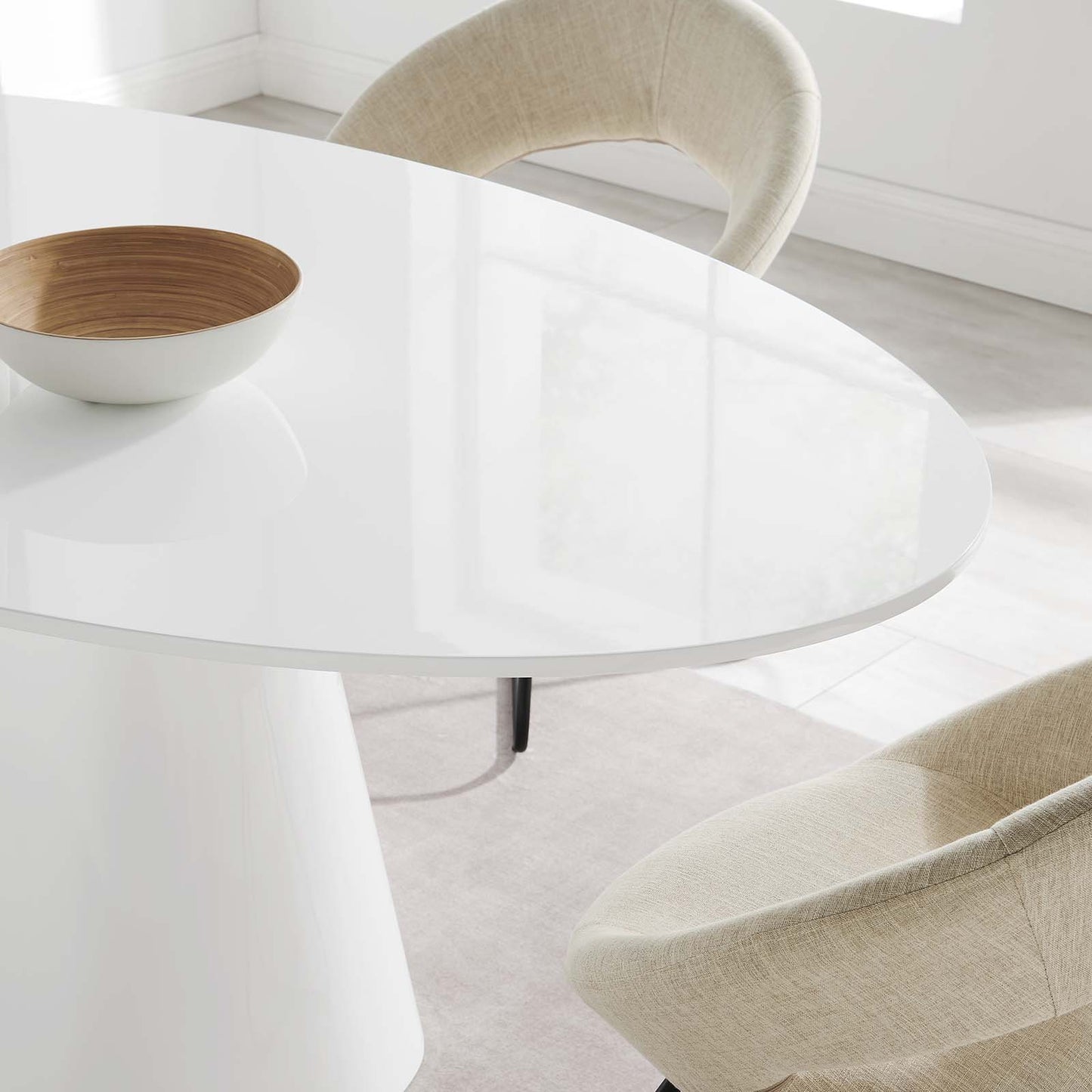 Provision 75" Oval Dining Table By Modway - EEI-4912 | Dining Tables | Modishstore - 16