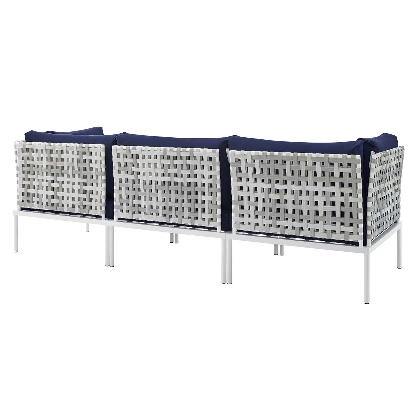 Modway Harmony Sunbrella® Basket Weave Outdoor Patio Aluminum Sofa - EEI-4965 | Outdoor Sofas, Loveseats & Sectionals | Modishstore - 8