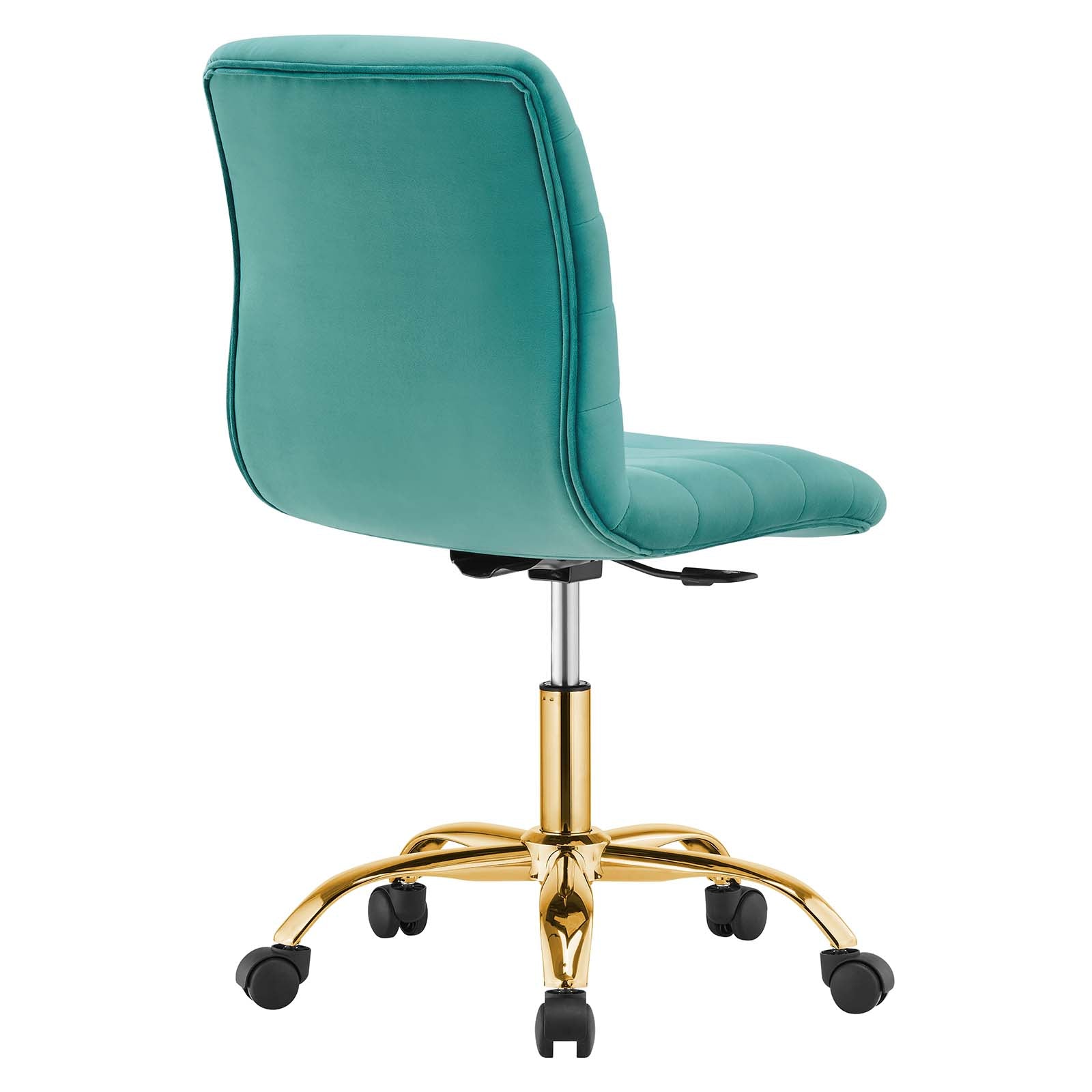Ripple Armless Performance Velvet Office Chair By Modway - EEI-4972 | Office Chairs | Modishstore - 43
