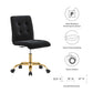 Prim Armless Performance Velvet Office Chair By Modway - EEI-4973 | Office Chairs | Modishstore - 8